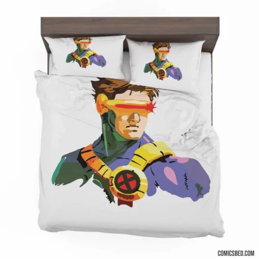 Optic Force Unleashed Marvel Cyclops Comic Bedding Set 1