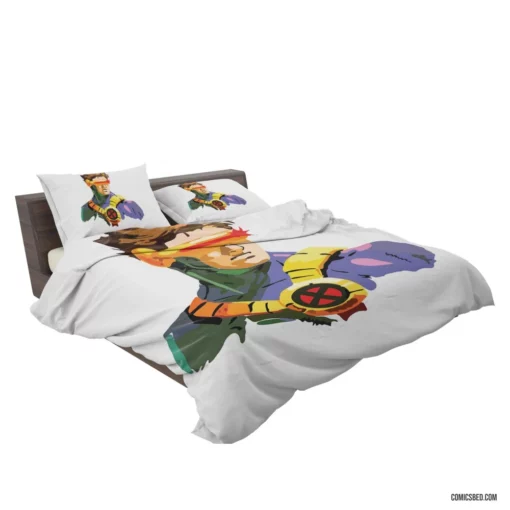 Optic Force Unleashed Marvel Cyclops Comic Bedding Set 2