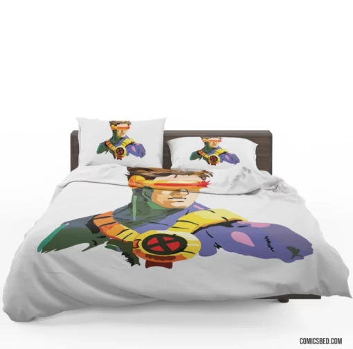 Optic Force Unleashed Marvel Cyclops Comic Bedding Set