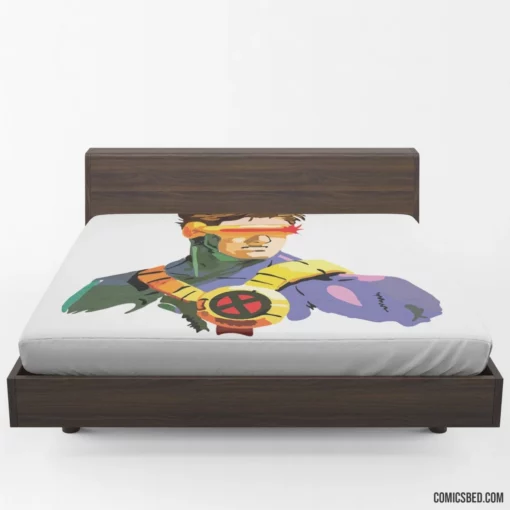 Optic Force Unleashed Marvel Cyclops Comic Fitted Sheet