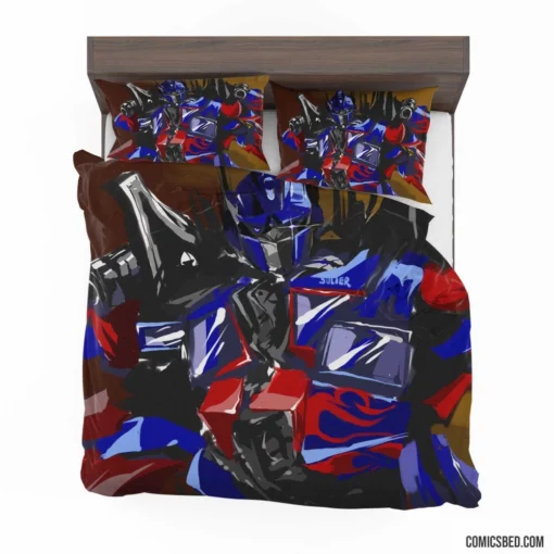 Optimus Prime Transformers Leader Comic Bedding Set 1