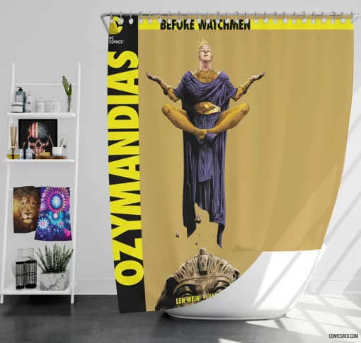 Ozymandias Before Watchmen Saga Comic Shower Curtain