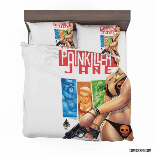 Painkiller Jane Vigilante Chronicles Comic Bedding Set 1