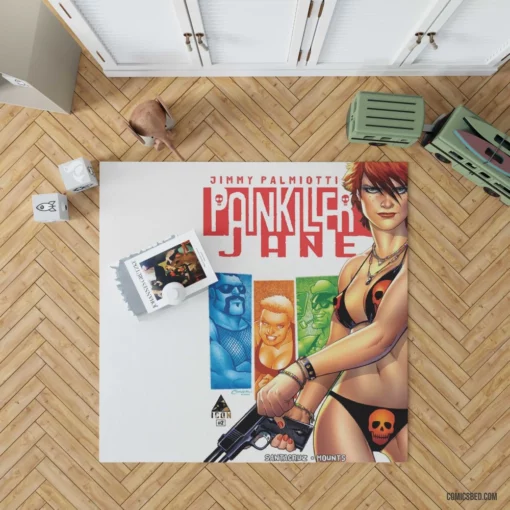 Painkiller Jane Vigilante Chronicles Comic Rug