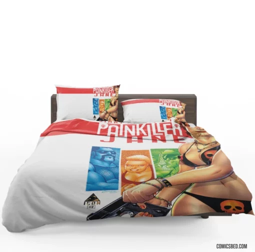 Painkiller Jane Vigilante Journey Comic Bedding Set