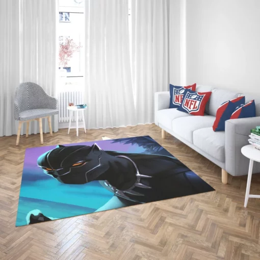 Panther Roar Marvel Icon Comic Rug 2