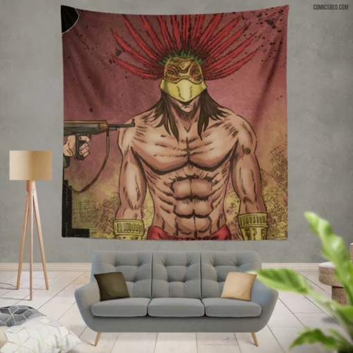 Paradox War Temporal Conflict Comic Wall Tapestry