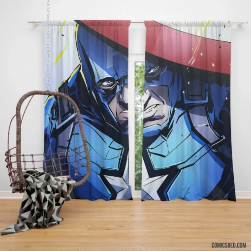 Patriot Quest Marvel Avenger Comic Curtain