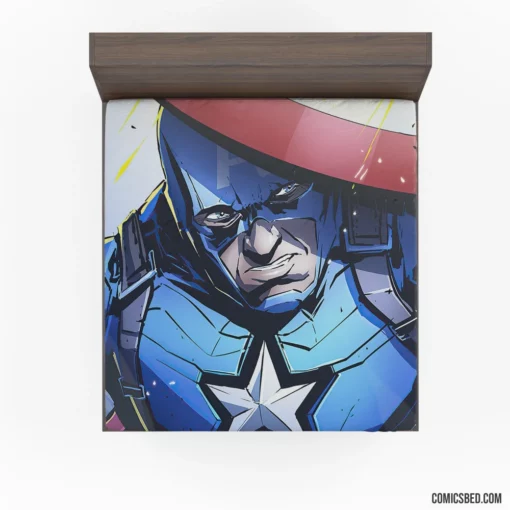 Patriot Quest Marvel Avenger Comic Fitted Sheet 1