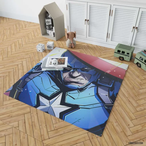 Patriot Quest Marvel Avenger Comic Rug 1