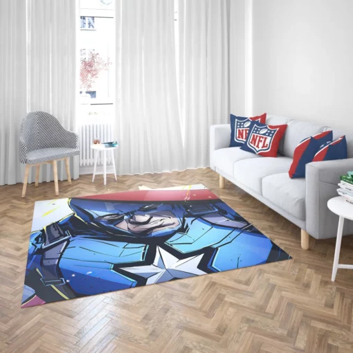 Patriot Quest Marvel Avenger Comic Rug 2