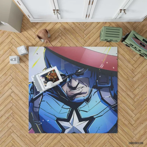 Patriot Quest Marvel Avenger Comic Rug