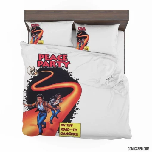 Peace Party Quest for Harmony and Justice Comic Bedding Set 1