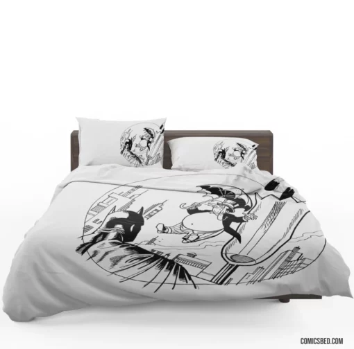 Penguin Batman Gotham Roguish Villain Comic Bedding Set