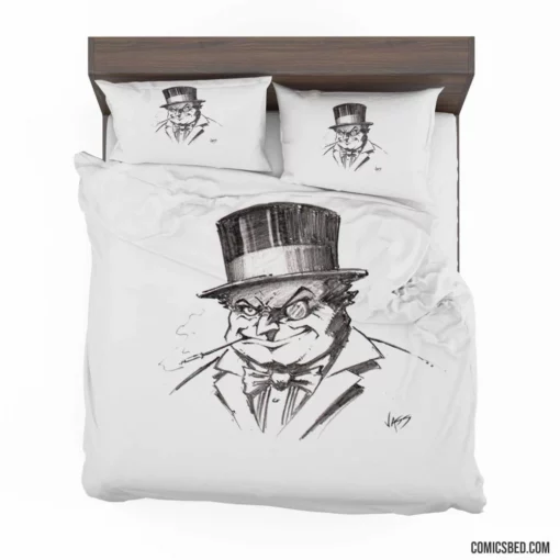 Penguin Gotham Roguish Villain Comic Bedding Set 1