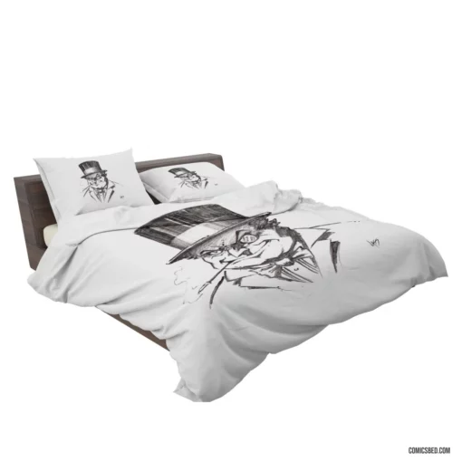 Penguin Gotham Roguish Villain Comic Bedding Set 2