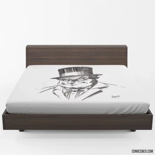 Penguin Gotham Roguish Villain Comic Fitted Sheet