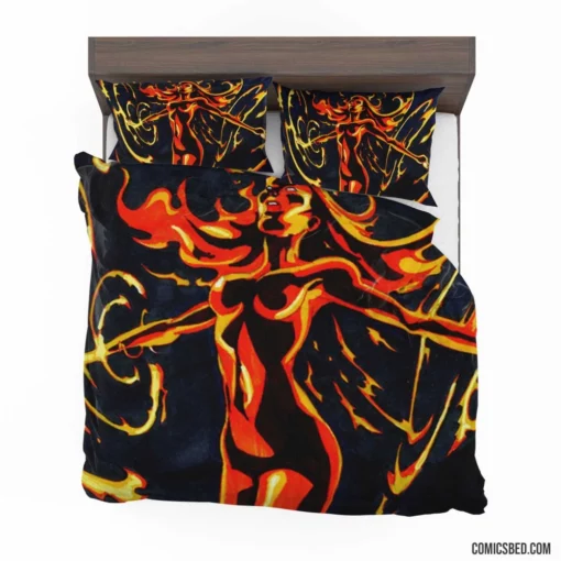 Phoenix Fiery Rebirth Comic Bedding Set 1