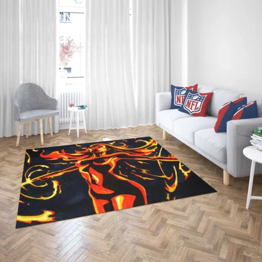 Phoenix Fiery Rebirth Comic Rug 2