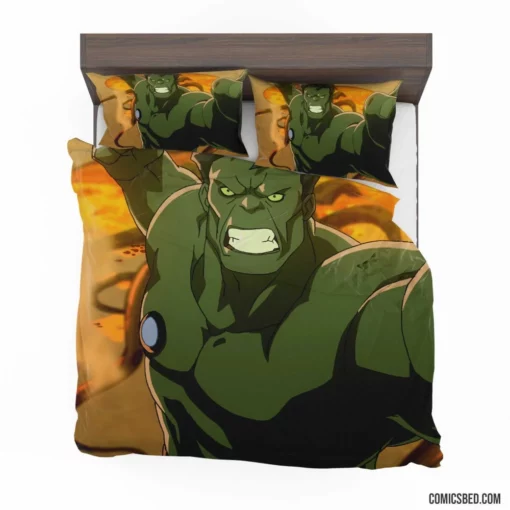 Planet Hulk Savage Journey Comic Bedding Set 1