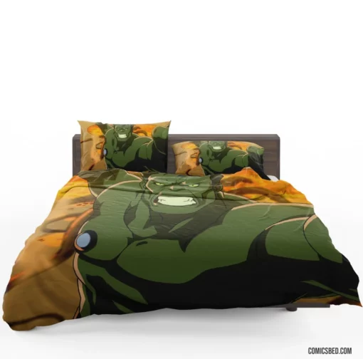 Planet Hulk Savage Journey Comic Bedding Set