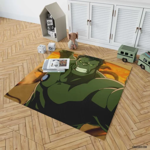 Planet Hulk Savage Journey Comic Rug 1