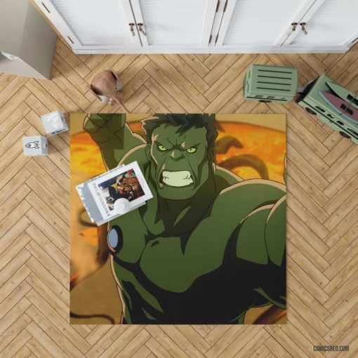 Planet Hulk Savage Journey Comic Rug