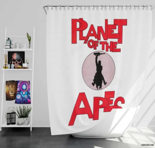 Planet of the Apes Ape Chronicles Comic Shower Curtain