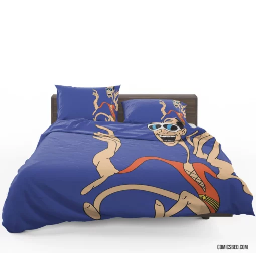 Plastic Man Elastic Heroic Exploits Comic Bedding Set