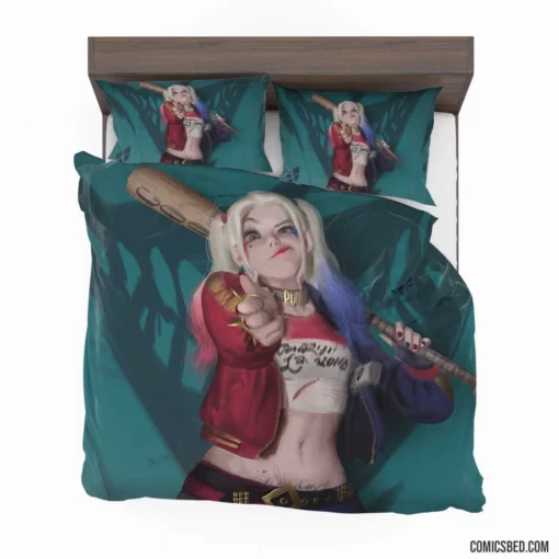 Playful Chronicles DC Harley Quinn Comic Bedding Set 1