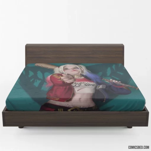 Playful Chronicles DC Harley Quinn Comic Fitted Sheet