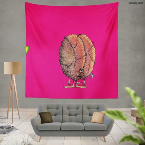 Plop! Lighthearted Comedy Tales Comic Wall Tapestry