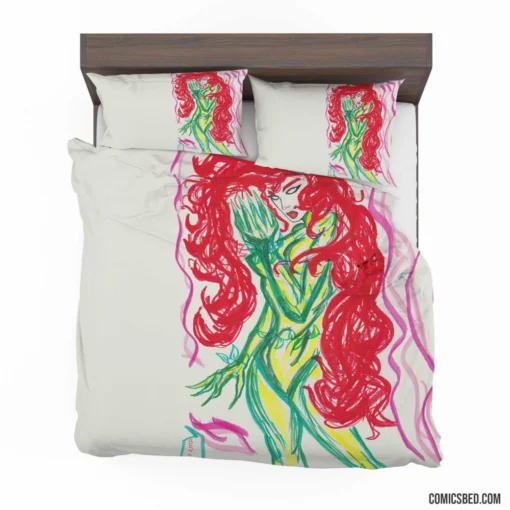 Poison Ivy Alluring Vengeance DC Villain Comic Bedding Set 1