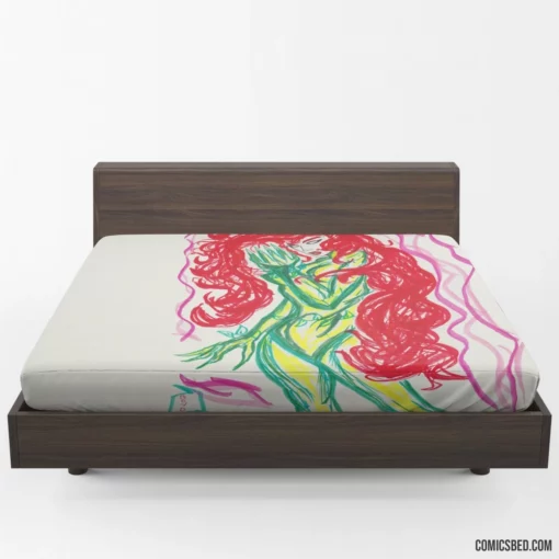 Poison Ivy Alluring Vengeance DC Villain Comic Fitted Sheet