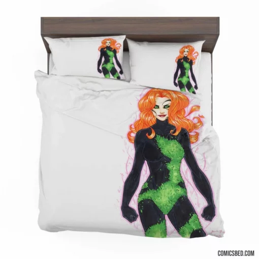 Poison Ivy Deadly Botanical Schemer Comic Bedding Set 1