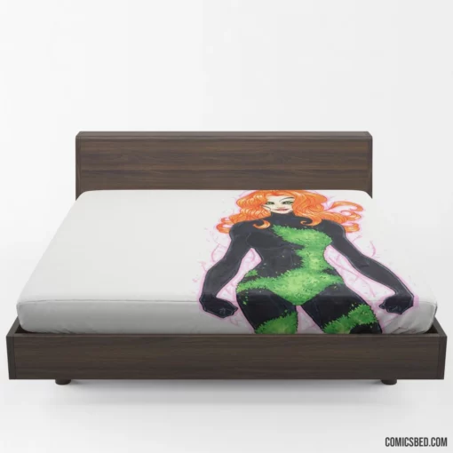 Poison Ivy Deadly Botanical Schemer Comic Fitted Sheet