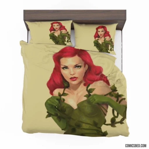 Poison Ivy Enigmatic Nature DC Villain Comic Bedding Set 1