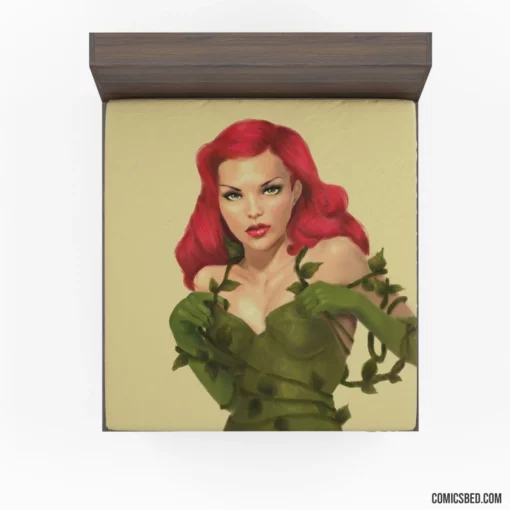 Poison Ivy Enigmatic Nature DC Villain Comic Fitted Sheet 1