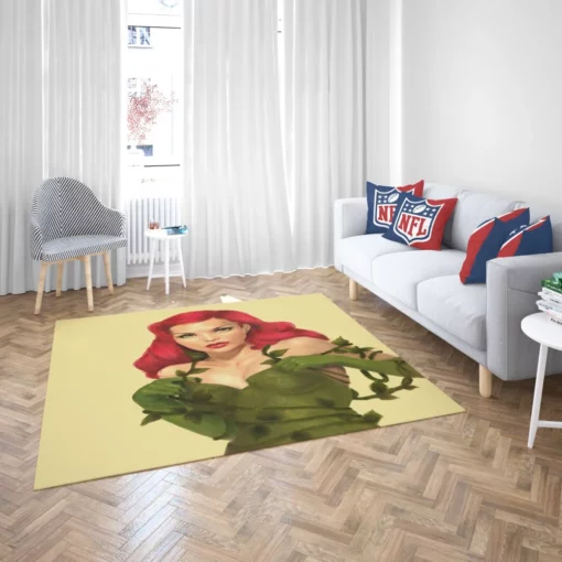 Poison Ivy Enigmatic Nature DC Villain Comic Rug 2