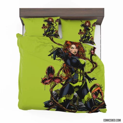 Poison Ivy Lethal Allure DC Temptress Comic Bedding Set 1