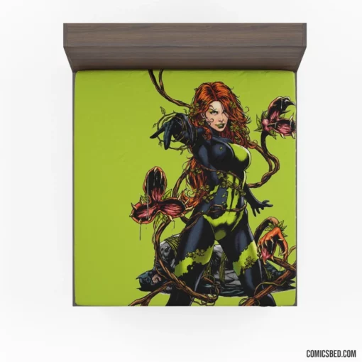 Poison Ivy Lethal Allure DC Temptress Comic Fitted Sheet 1