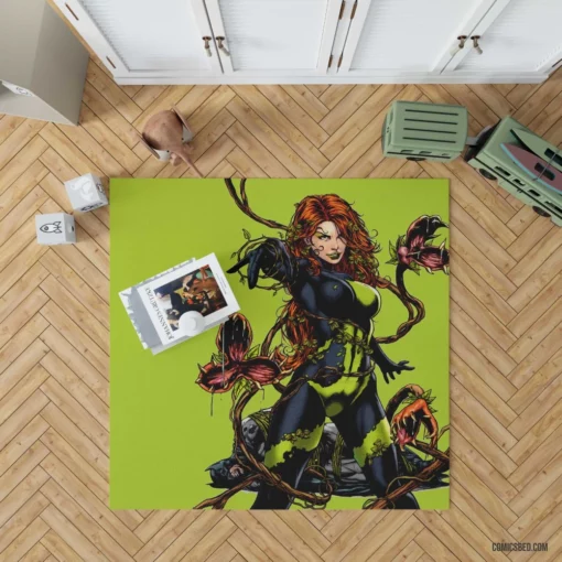 Poison Ivy Lethal Allure DC Temptress Comic Rug