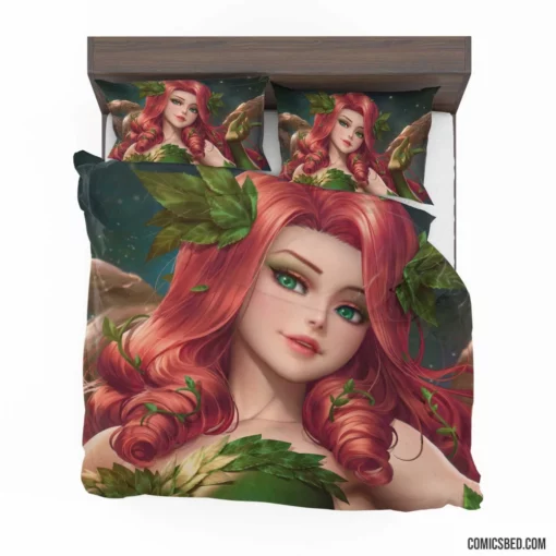 Poison Ivy Red Hair DC Temptress Comic Bedding Set 1