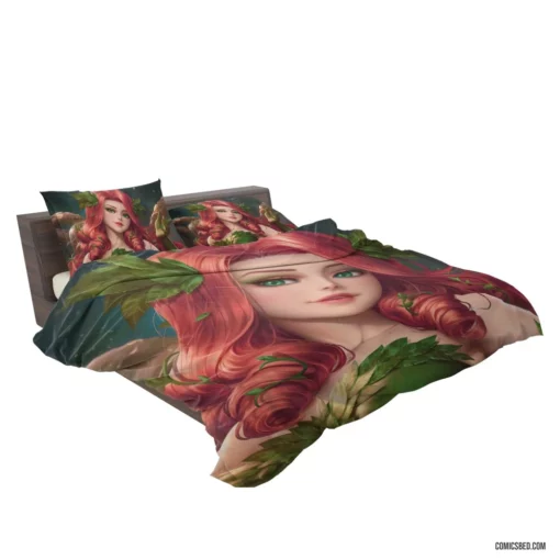 Poison Ivy Red Hair DC Temptress Comic Bedding Set 2