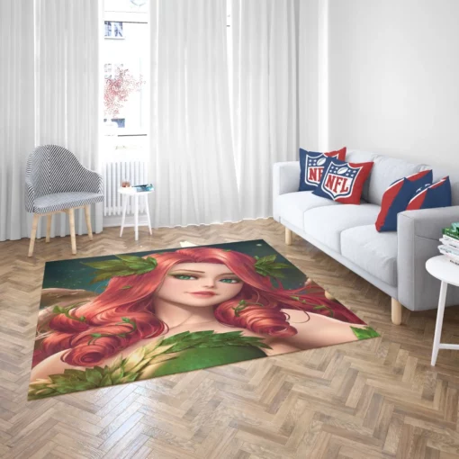 Poison Ivy Red Hair DC Temptress Comic Rug 2