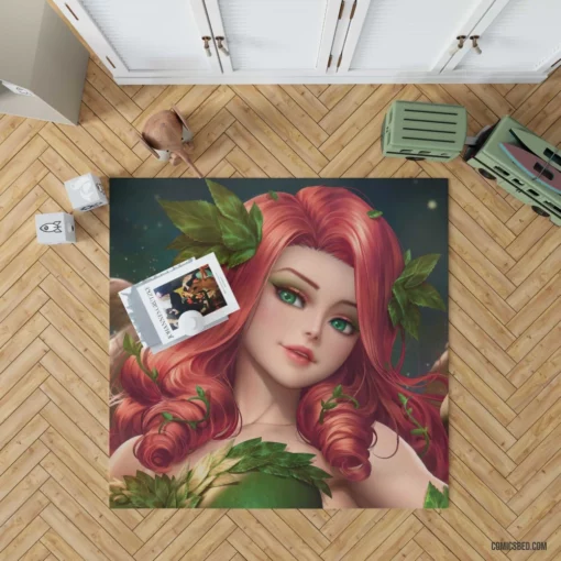 Poison Ivy Red Hair DC Temptress Comic Rug