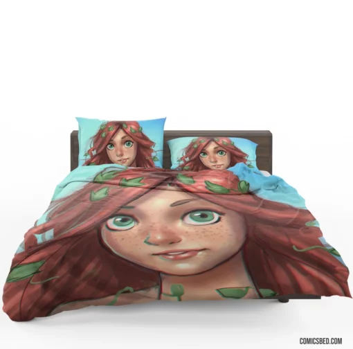 Poison Ivy Redheaded Enigma Comic Bedding Set