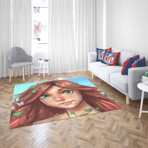 Poison Ivy Redheaded Enigma Comic Rug 2