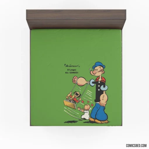 Popeye Sailor Comical Tales Fitted Sheet 1