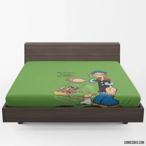 Popeye Sailor Comical Tales Fitted Sheet